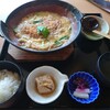 ゆすら庵 - 料理写真:豚ロースカツと京都産卵の玉子とじ鍋膳