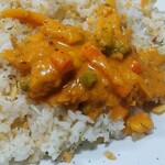 The Kitchen&CAFE - ミックスベジタブル x ガーリックライス