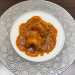 Boiled shrimp in chili sauce (2 pieces)