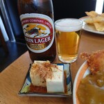 末廣 - ビールのおつまみ ２回目やっこ