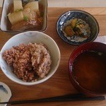玄米カフェ - ランチセット500円