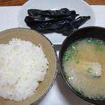 ・・・ - ご飯をセットで