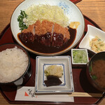 ひつまぶし和食備長 - みそかつランチ1,370円