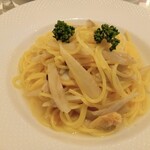 フォーシーズンズカフェ - あさりとごぼうの和風スパゲッティ