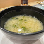 鮨うら山 - 石川県麹味噌汁
