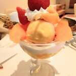 フォーシーズンズカフェ - アソートパフェ裏側