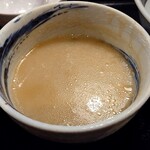 Jinanbou Sekando Tonkotsu Tsukemen Ando - スープ割り