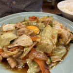 ランチハウス ミトヤ - 野菜と肉のたれ焼き定食