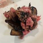 ラ・テンダ・ロッサ - ビステッカの骨の回りの美味いとこ