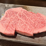 焼肉あだんの盛 - さつま福永牛リブシン150g 3,280円