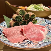 黄金出汁しゃぶと江戸前寿司 肉のあさつ 梅田お初天神店 - 