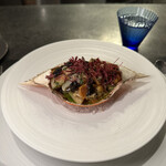 Alternative - ❻ワタリガニとホワイトアスパラガス、カニのソース。