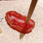 バー ル・サロン - 白カビの熟成サラミ