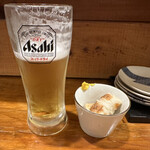 Yakitori Mumu - 生中とお通し