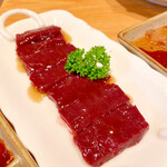 京城館 - 焼きレバしゃぶ