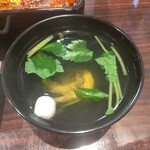 うなぎ 魚政 - 肝吸い