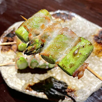 YAKITORI 燃 es - ⓮ 北海道Zファームのアスパラ巻き