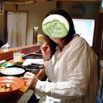 Tempura Soba Kiri Nakagawa - 後輩ちゃん、蛸の柔らか煮にドはまり♥️