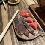 彩さい - スルメイカ、明太子