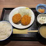 Yakitori Motsunabe Motsufuku - チーズメンチカツ定食