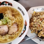 Heiwaken - Aセット(焼飯＋ラーメン)　1,370円