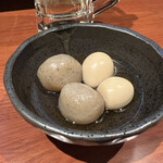 吟しゃも - お通し　@\300