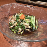 吟しゃも - しゃも鶏皮ポン酢　600円