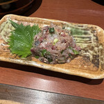 吟しゃも - 本日のなめろう　700円