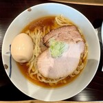 麺 みつヰ - 上から醤油、大もり、味玉