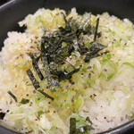七輪焼肉 安安 - カルビ専用ご飯（320円）