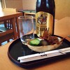 そば処 橘 - 料理写真:瓶ビールと付けだし