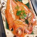 日本料理 魚夢 - 金目鯛の塩焼き