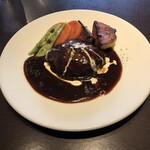 鉄板DINING KEN - 北海道産黒毛和牛１００%ハンバーグ