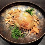 お酒と中華 eito - 鯛の中華風お造りサラダ仕立て ハーフ