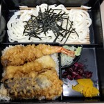 本手打ち　きむら - 天重セット　出前です。美味しくいただきました。ごちそうさまでした。