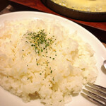 good spoon Handmade Cheese & Pizzeria - セットのライス