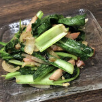 Atarassia - 青菜◦ベーコン　ガーリックバターソテー　800円