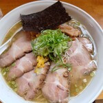 麺屋 杢縁 - ゆず塩チャーシュー麺￥1150+大盛り￥50=￥1200