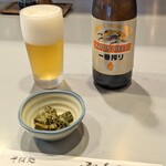 Sobadokoro Yamawa - ビールとアテ