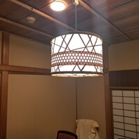 人形町今半 本店 - 個室の電灯です。