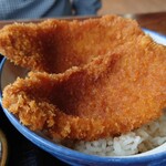 ガーデンハウス有隣 - わらじカツ丼 アップ