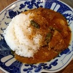 天の勢　地球カレー - 豚肉と青唐辛子のカレー