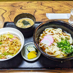 Marutaya - 志のだ丼＋きしころ大盛り