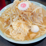 自家製麺 No11 - 麺少なめ、ちょい野菜、ニンニク