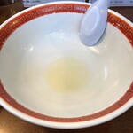 仙台中華そば 銘店嘉一 - 全部飲んでしまった！