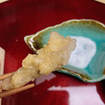 天ぷら はせ川 - 塩で食べます