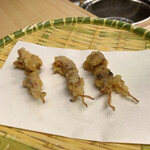 天ぷら はせ川 - ホタルイカの天ぷら