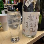 天ぷら はせ川 - 米焼酎　杜氏潤平　〆の一杯です♪