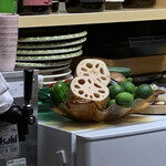 天ぷら はせ川 - 美味しそうなレンコン