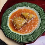 天ぷら はせ川 - マグロの玉子醤油　いゃ〜絶品です